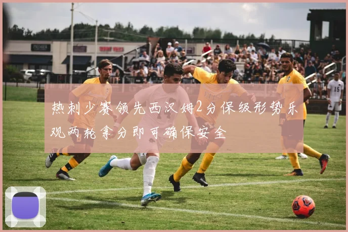 热刺少赛领先西汉姆2分保级形势乐观两轮拿分即可确保安全